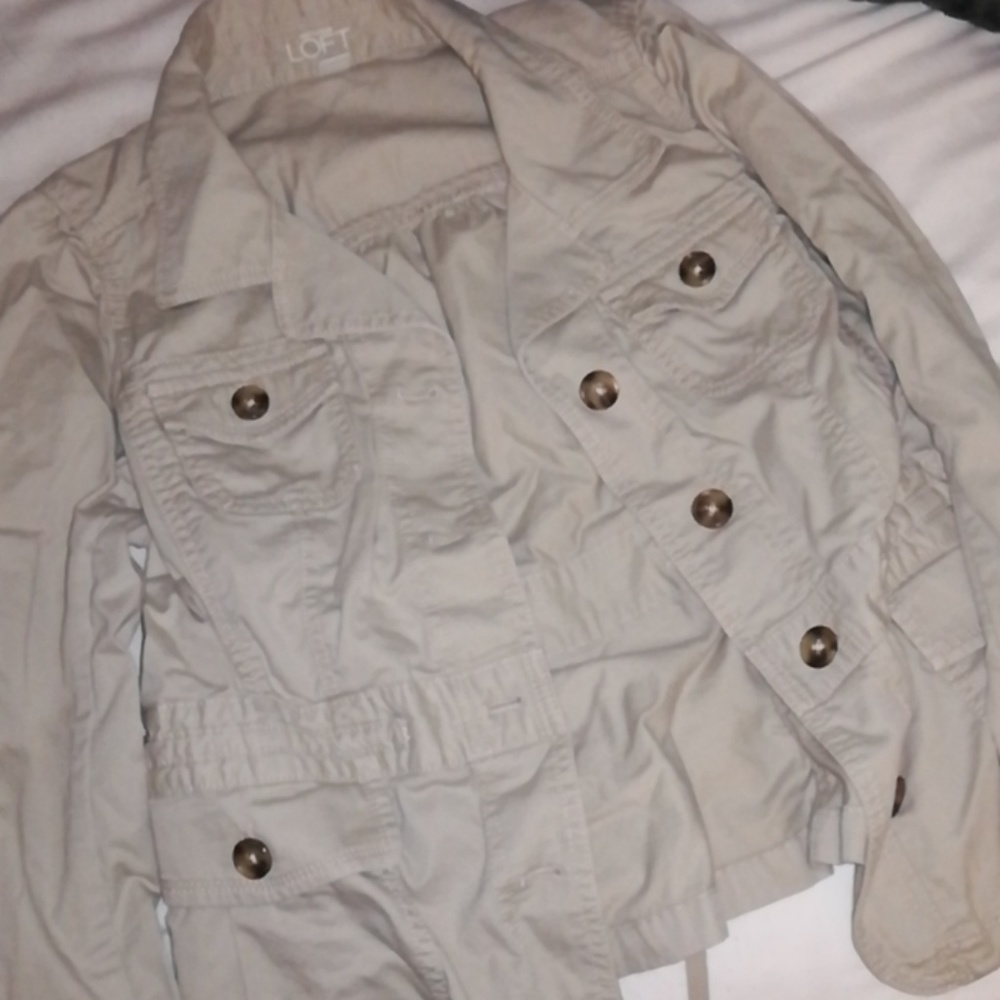 Ann Taylor trench coat jacket